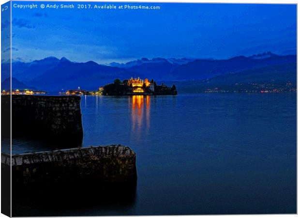 Isola Bella           Canvas Print by Andy Smith