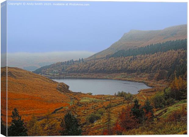 Majestic Autumn Over Dovestones Canvas Print by Andy Smith