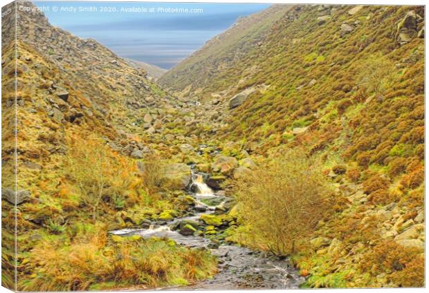 Majestic Autumn at Dovestones Canvas Print by Andy Smith