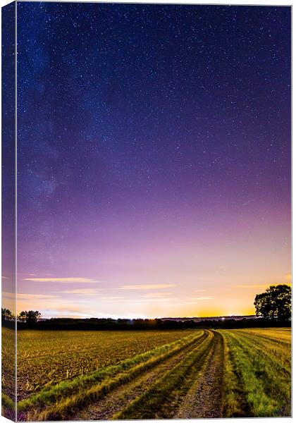  The Milky Way rising  Canvas Print by Gregory Culley