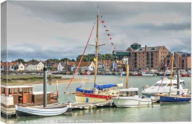 Port of Wells  Canvas Print by Sally Lloyd