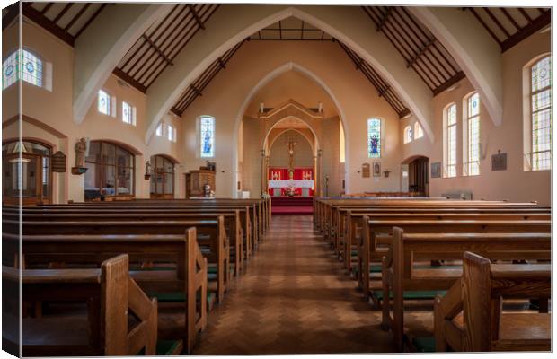 St Wulstans Church, Fleetwood Canvas Print by Alan Duggan