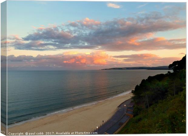 Views across. Canvas Print by paul cobb