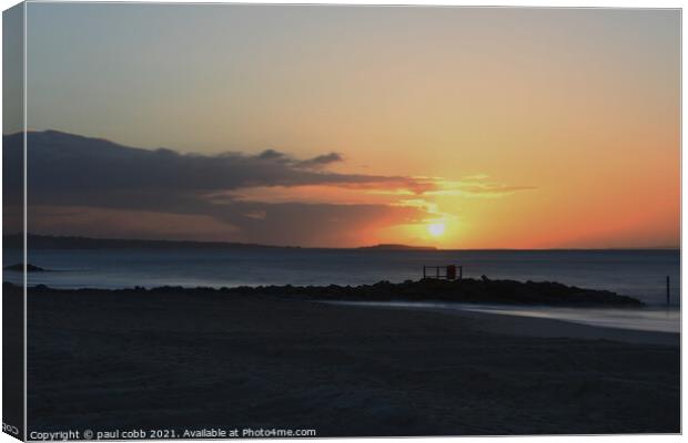 Up for the dawn. Canvas Print by paul cobb