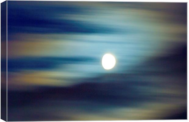  Mistaken moon abstract Canvas Print by Simon Philp