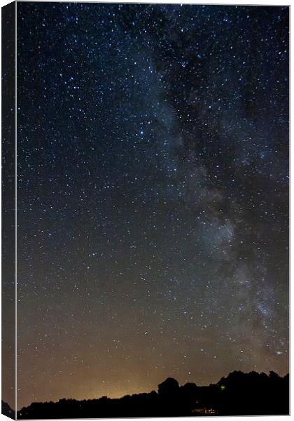  The Milky Way Canvas Print by Dave Rowlatt