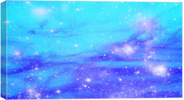 Earth Clouds to Space Clouds Canvas Print by Erin Hayes