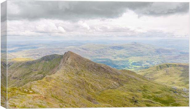 Snowdon - view to the east Canvas Print by Mark Godden