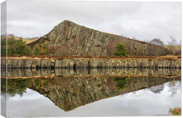 Cawfields. Canvas Print by Mark Godden