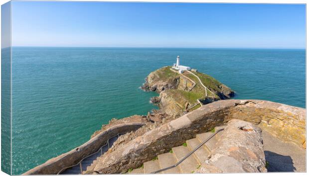 South Stack Lighthouse Canvas Print by Mark Godden
