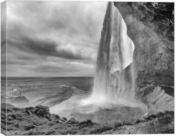 Seljandafoss Waterfall Canvas Print by Mark Godden