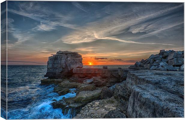  Sunset at Pulpit Rock Canvas Print by Mark Godden