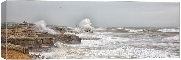  Storm Waves. Canvas Print by Mark Godden