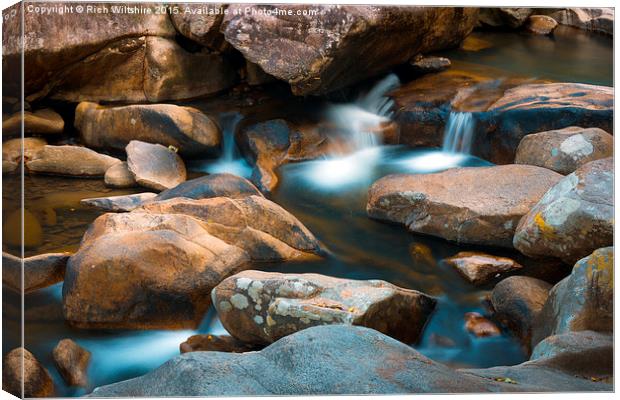  Ba Ho Waterfall, Vietnam Canvas Print by Rich Wiltshire