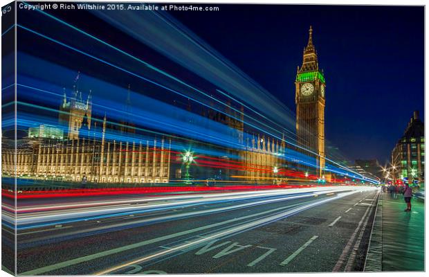  Westminster Canvas Print by Rich Wiltshire