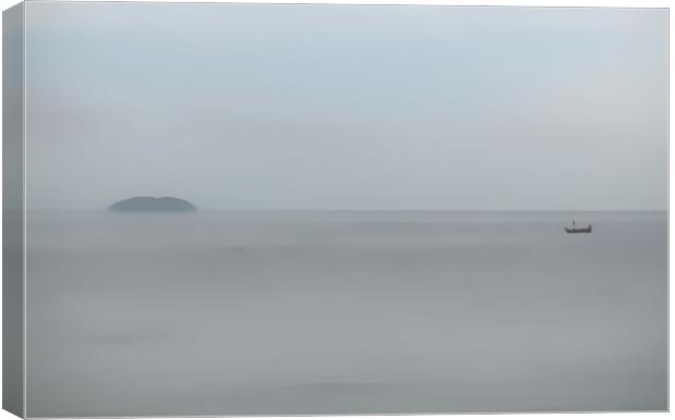 Smoke on the water Canvas Print by scott innes