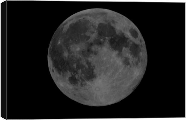  Super Moon Canvas Print by Alan Waters