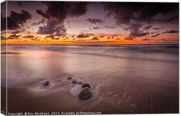 After Sunset Canvas Print by Ray Abrahams