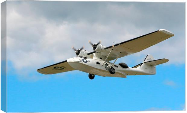  The Catalina flying boat Canvas Print by Judith Lightfoot