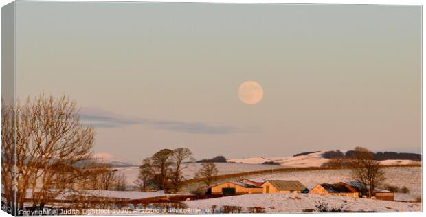 SCOTTISH WINTER WONDERLAND  Canvas Print by Judith Lightfoot