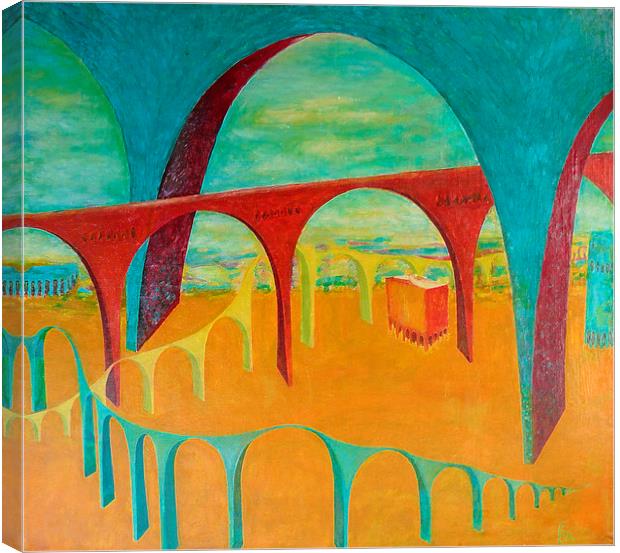  Four Bridges Canvas Print by Florin Birjoveanu
