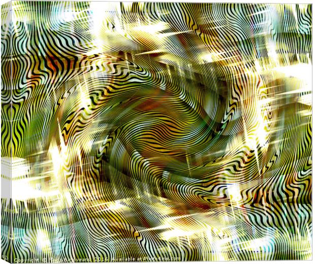 Dimensions Twirl Bold Canvas Print by Florin Birjoveanu