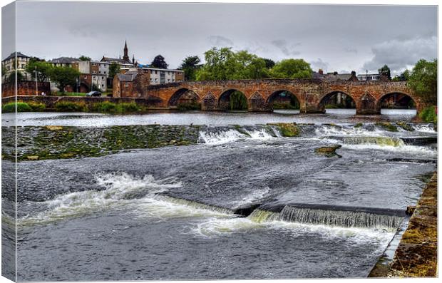  The River Nith  Dumfries and Galloway Canvas Print by Kenny McCormick