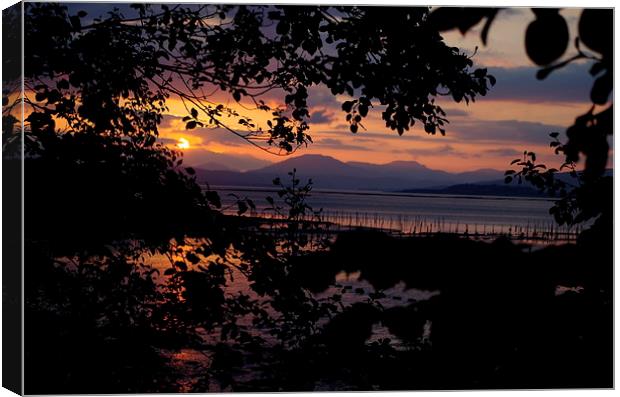  port Glasgow Sunset  Canvas Print by Kenny McCormick