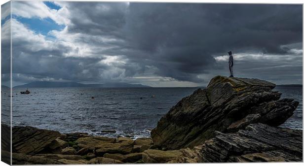  Isle of Rum  form Elgol  Canvas Print by Kenny McCormick