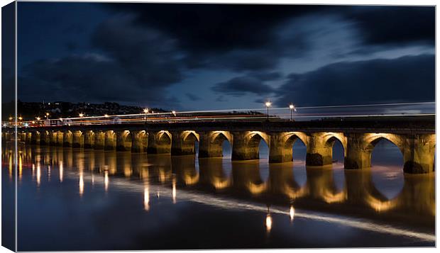  Bideford Bridge Canvas Print by Richard Taylor