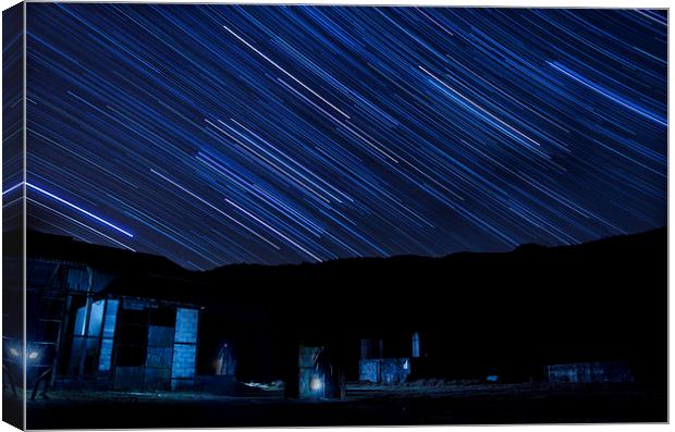  Merrivale Startrail Canvas Print by Richard Taylor
