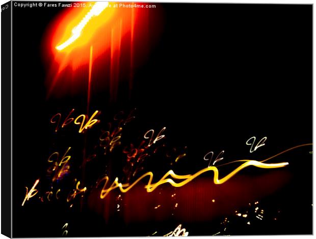  Playing with light! Canvas Print by Fares Fawzi