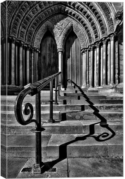  lichfield cathedral Canvas Print by shawn bullock