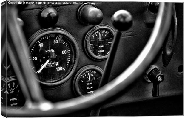  Jaeger Dials Canvas Print by shawn bullock