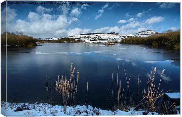  Tittesworth Reservoir Canvas Print by shawn bullock