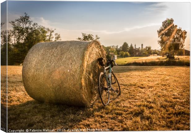 Biking adventure Canvas Print by Fabrizio Malisan