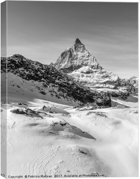 A view over the Matterhorn Canvas Print by Fabrizio Malisan