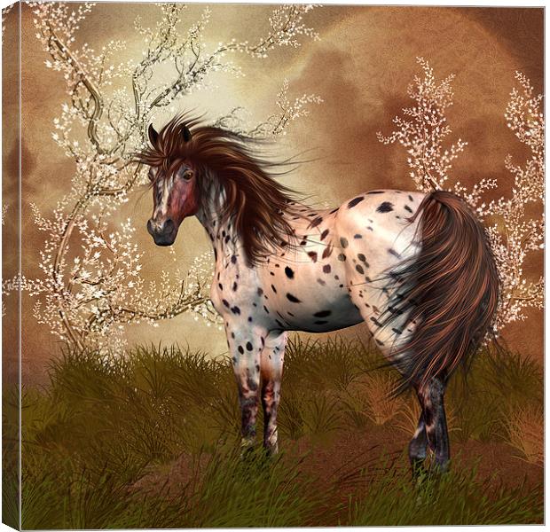 Golden Hour Equine Horse Wall Art Canvas Print by Tanya Hall