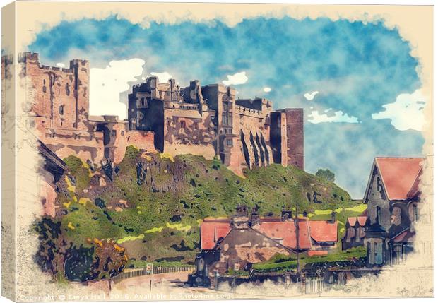 Bamburgh Castle Canvas Print by Tanya Hall