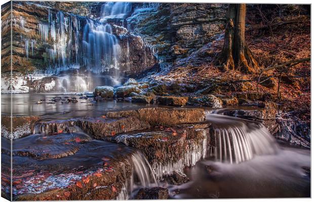  Scaleber Force in Winter Canvas Print by David Hirst
