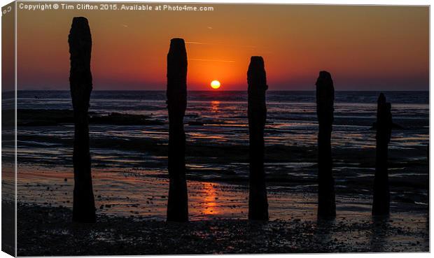 Winchelsea Sunrise Canvas Print by Tim Clifton