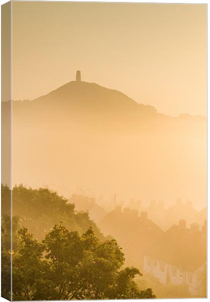  Glastonbury Tor Canvas Print by Bob Small