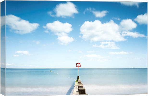  Swanage seascape Canvas Print by Bob Small