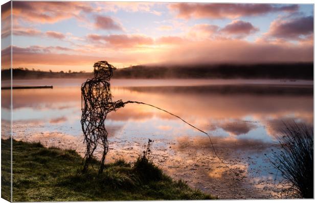 Wicker Fisherman Canvas Print by Bob Small