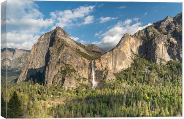 Bridalveil Falls, Yosemite  Canvas Print by Bob Small