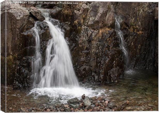  Stunning waterfall Canvas Print by Lee Sutton