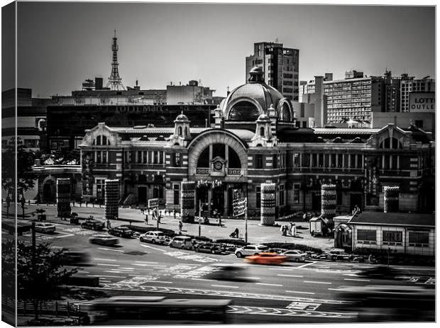   Old Seoul Station Canvas Print by Alex Inch