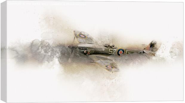 Spitfire Mk XVI TE311 Canvas Print by Tim Smith