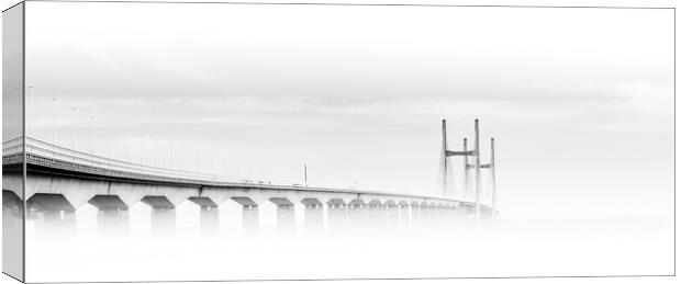  Misty 7 bridge Canvas Print by paul holt