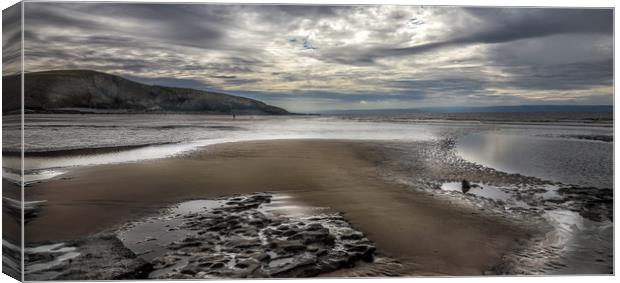 Dunraven Bay Canvas Print by paul holt